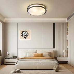 Brilagi - ELARO mennyezeti lámpatest 4xE27/40W/230V, átmérő 41 cm, fekete