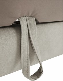 Sarokülőgarnitúra, szürke-bézs taupe, jobbos, FABIA