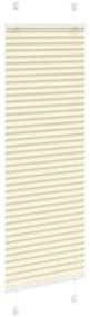 pliszírozott redőny krém 50x100 cm szövetszélesség 49,4 cm