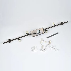 Brilagi - LED felületre szerelt csillár MILLA 7xG9/3W/230V barna/füstbarna