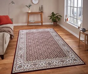 Nass Elegante klasszikus Szőnyeg Bordó 160 x 230 cm