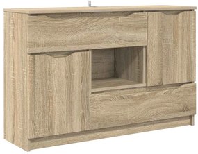 Széf fiókkal Sonoma tölgy 100 x 30 x 65,6 Faanyag