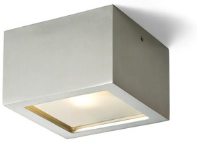 RENDL R10166 DEZA felületre szerelhető lámpatest, fürdőszoba IP54 alumínium/szatén üveg