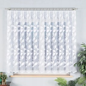 Zsakkard Függöny Nappali Szobába Konyhába 160cm fehér