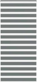 vidaXL zebrafüggönnyel sötét szürke szövetszélesség 100,9cm poliészter