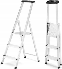 Háztartási összecsukható létra 3 lépcsős összecsukható létra 125kg KAM-202