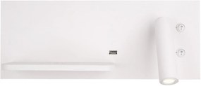 MaxLight Superior oldalfali lámpa 2x6 W fehér W0291L