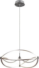 TRIO 321210107 CHARIVARI Modern Led Függesztett Lámpa Ezüst LED IP20