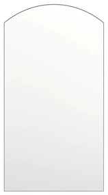 ívelt üvegtükör LED-lámpákkal 90 x 45 cm