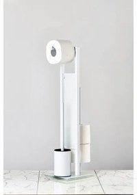 WENKO 21565100 - RIVALTA WC-kefe 18x70 cm fehér/fekete