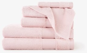 Goldea bambuszszálas törölköző és fürdőlepedő - pasztell rózsaszín 50 x 100 cm