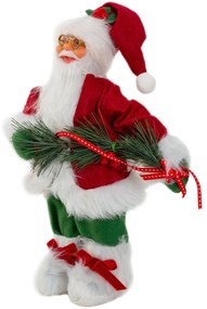 Tutumi, Mikulás karácsonyi figura 30cm 301251, fehér-piros-zöld, CHR-08900