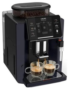 Krups - Automata kávéfőző tejtartóval SENSATION 1450W/230V fekete EA910B10