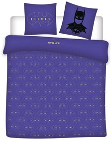 Batman Claim the Night dupla, kétszemélyes ágyneműhuzat 240×220cm, 65x65 cm