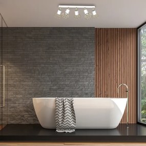 Spotlámpa DANTE 5xGU10/25W/230V fehér/arany