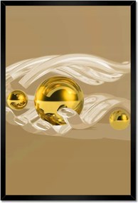 Poszterek keretben 40x60 Golyók a kézben