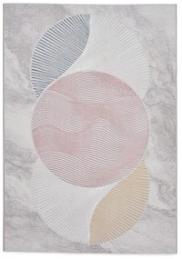 Világoskék-világos rózsaszín szőnyeg 120x170 cm Creation – Think Rugs