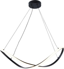 ZUMA LINE 19600P-BK ERDA Modern Led Függesztett Lámpa Fekete LED IP20