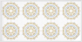 Ablakfólia Ablaküveg Adatvédelem Mandalák boho 200x100 cm