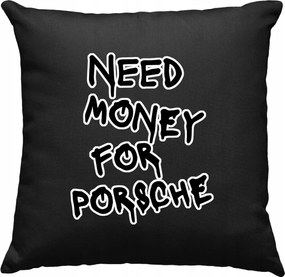 Vicces Párna Autórajongóknak 1 Fekete