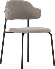 Világosszürke étkezőszék szett 4 db-os Adriel – Marckeric