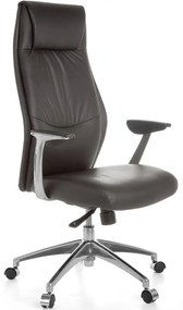 LIVERPOOL bőr irodai szék - barna