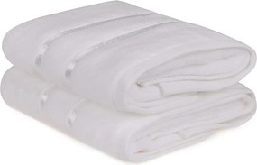 Dolce 2 db-os fehér pamut törölköző szett, 50 x 90 cm - Foutastic