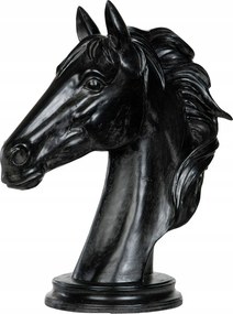 Lófej Figura matt fekete 41cm magas