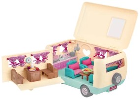 Li'l Woodzeez - Játékkészlet HAPPY CAMPER kemping