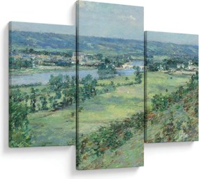 Kép - Theodore Robinson, The Valley of the Seine, From the Hills of Giverny, reprodukciók (90x60 cm)
