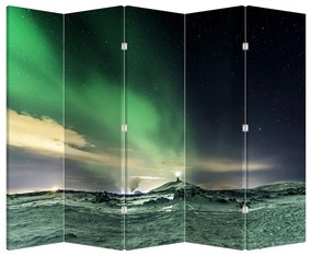 Paraván - Északi fény (210x170 cm)