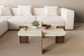 Poalla - Travertine, Walnut