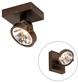 Design spotlámpa sötét bronz forgatható és dönthető - Go