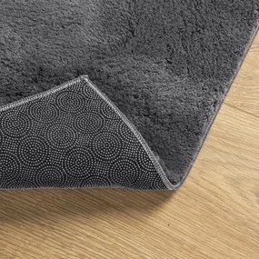 HUARTE antracit rövid szálú puha és mosható szőnyeg 200x280 cm