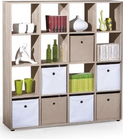 Könyvespolc, tölgy sonoma, SARAH