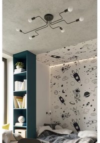 Sollux SL.1445 - Fali lámpa VECTOR 1xE27/15W/230V fekete