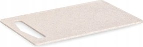 Vágódeszka, műanyag/búzaszalma, 25,5 x 16,2 x 0,4 cm