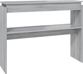 vidaXL szürke sonoma színű szerelt fa tálalóasztal 102 x 30 x 80 cm