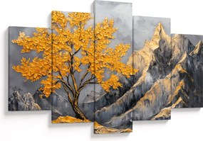 Kép – Arany fa a hegyekben (150x105 cm)