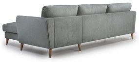 Oslo világosszürke sarokkanapé, jobb oldali - Scandic