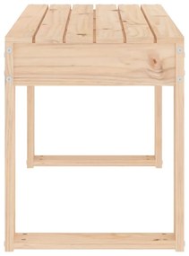 tömör fenyőfa kerti pad 80 x 38 x 45 cm