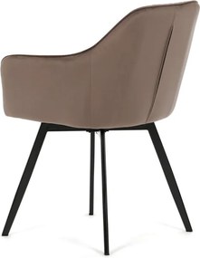 Étkezőszék barna bársony DCH-425 BR4