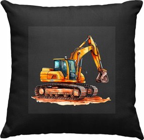 Kotrógép párna építőipari járművekhez, fekete