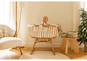 Világoszöld textil gyerek tárolódoboz szett 2 db-os ø 30x20 cm Bambie Olive – Lorena Canals