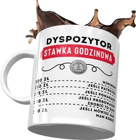 Diszpécsernek Születésnapi Ajándék Bögre Nyomtatott Fotóval