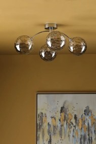 Dar Lighting modern mennyezeti lámpa izzy csiszolt króm darizz0450-10