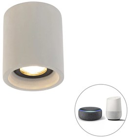 Okos kerek mennyezeti spotlámpa betonból, WiFi-vel GU10 - Deep