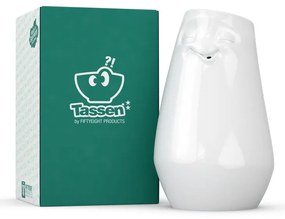 Fehér 'elégedett' porcelánváza - 58products