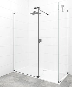 Walk-in zuhanyparaván / ajtó 110x90 cm SAT Walk-In SATBWI11090PACROZC