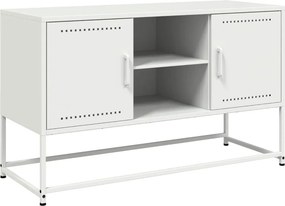 vidaXL fehér acél TV-szekrény 100,5x39x60,5 cm